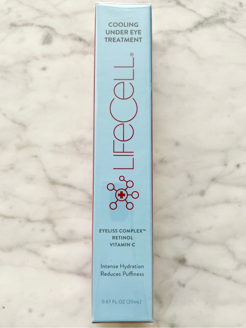 NWT LIFECELL Cooling Under Eye Treatment 20ml - Rejuvenating Clinical Skincare